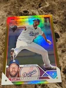 Clayton Kershaw 2023 Topps Gold Foil #22 Dodgers - Bild 1 von 2