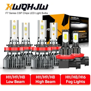 For Nissan Altima 2007-2018 Combo LED Headlight High/Low & Fog light bulbs Kits - Picture 1 of 8