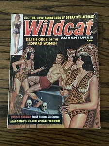 Wildcat Adventures April  1960 Men’s Adventure - Picture 1 of 3