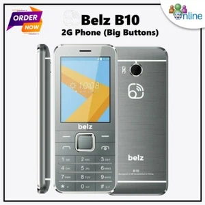 Belz B10 Dual Sim Black Big Button Sim Free Unlocked 2G Mobile Phone Handset - Afbeelding 1 van 2
