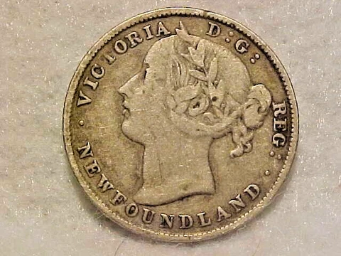1885 Newfoundland 20 Cents .925 Silver Better Date! Higher Grade!! Cover