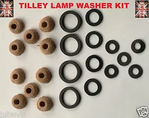 TILLEY LAMP SPARES SERVICE KIT CUP WASHERS SEALS PARTS KEROSENE LAMP SERVICE KIT - Picture 1 of 3