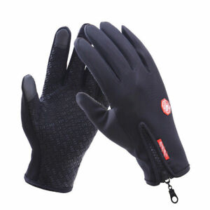 Winter Warm Gloves Women Men Windproof Thermal Touch Screen Anti-slip Bike Fish