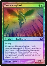 Thrummingbird FOIL Scars of Mirrodin PLD Blue Uncommon MAGIC CARD ABUGames