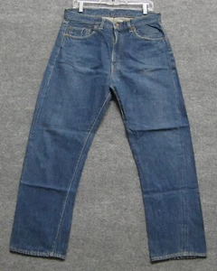 RARO ORIGINAL VINTAGE AÑOS 60 LEVI'S RED TAB BIG E REDLINE JEANS EE. UU. 32x29 - Imagen 1 de 13