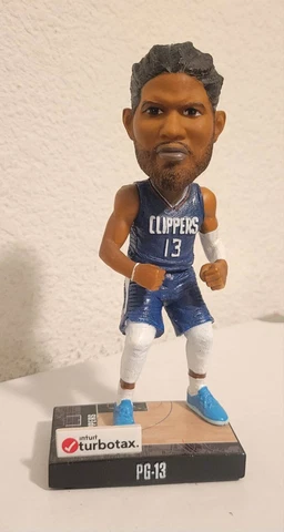 Paul George PG #13 BobbleHead -- LA Clippers -- Intuit Turbotax Cover