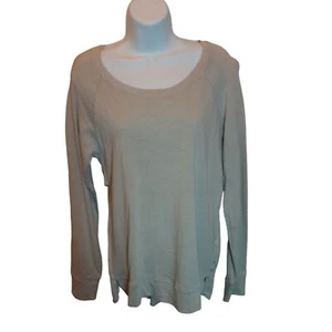 Splendid Anthropologie Women's long Sleeve Blue/Bleu Blouse/Shirt Sz. M (New) - Picture 1 of 9
