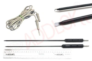 Laparoscopy Hook, Spatula With Monopolar Cable Inst 5mm Set of 3 MFG ISO CERT CO - Picture 1 of 12