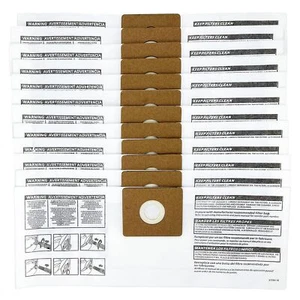 12 Pack Type B Vacuum Filter Bag Compatible with Shop Vac 2-2.5 Gallon All Ar... - Picture 1 of 8