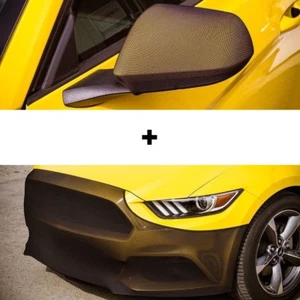 Mustang NoviStretch Front + Mirror Stretch Bra Kit 6th Gen 15-23 FBM655M + MC250 - Picture 1 of 12