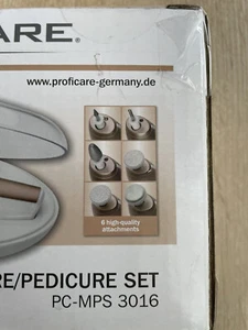 Profi care Pediküreset Elektrisches Maniküre-/mit 6 Aufsätzen - Weiß - Bild 1 von 2