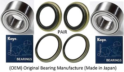 Cojinete y sello del cubo de rueda delantera (OEM) KOYO para Toyota Tundra 2000-2006 4x4 (par) Foto 1 de 4