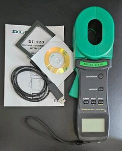 DLG DI-120 Clamp On Ground Earth Resistance Tester with USB Connect Data Upload. - Picture 1 of 19