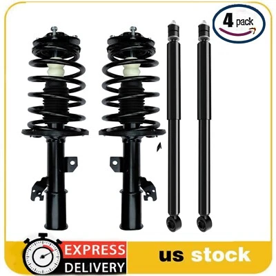 Full Set Complete Struts Shock Absorber for 2007 08 2009 2010 Toyota Sienna FWD Foto 1 de 4