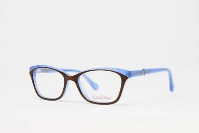 Anteojos para mujer Lilly Pulitzer Duval color Habana cobalto talla 47 mm ¡NUEVOS! Foto 1 de 4