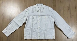 Vintage Soviet Union MVD Police White Shirt Uniform Ministry of Interior Size 42 - Picture 1 of 13