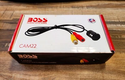 Boss Audio CAM22 Flush Mount Rearview Camera - New in Box - Image 1 of 3