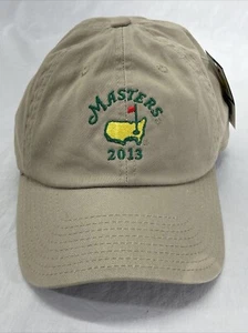 2013 Masters Mens Golf Hat Tan Khaki Augusta National Adam Scott Winner - Picture 1 of 11