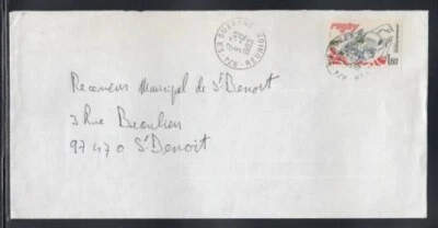 REUNION Commercial Cover Sainte Susanne to Saint Benoît 5-12-1983 Cancel - Image 1 of 2