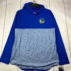 Golden State Warriors NBA Large Fanatics Pullover Hoodie Jacket Blue New Men - Picture 1 of 6