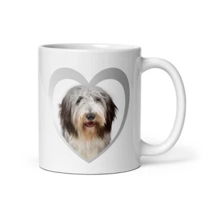 I Love my Bearded Collie Tasse - Mug - Hund mit Herz - Tasse - Geschenk - Bild 1 von 3