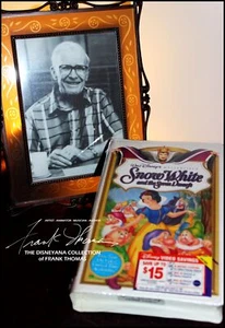 Walt Disney Legend Frank Thomas Estate Personal VHS Film SNOW WHITE Unopened - Imagen 1 de 9