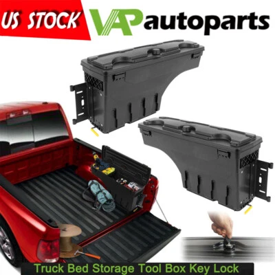 Truck Bed Left+Right Storage Box For Ford F-250 F-350 F-450 Super Duty 99-16 Foto 1 de 4