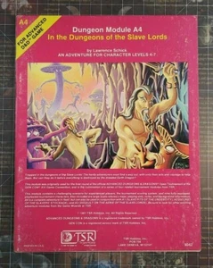 A4 In the Dungeons of the Slave Lords - TSR - Vintage - D&D - Picture 1 of 12
