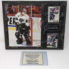 Kelly Hrudey Autographed Photo And Hockey Cards Campbell Conference Plaque COA