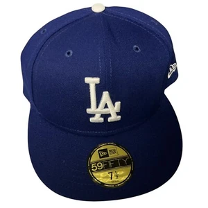 Los Angeles Dodgers New Era 59FIFTY Fitted Hat - Royal Blue - Picture 1 of 1