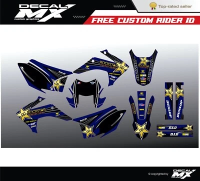 Se adapta a HONDA CRF150F CRF230 (2015, 2016, 2017, 2018, 2019, 2020) kit gráfico crf Foto 1 de 2