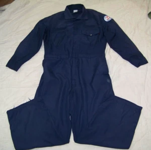Workrite Coveralls with Red Horse Pegasus Patch- See Measurements - Picture 1 of 16