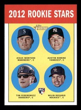 2012 Topps Heritage Baseball #1-425 (Base) Card Singles Stars/RC/HOF (You Pick) 