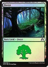 Forest 296 FOIL Shadows over Innistrad Light Play MTG Magic DNA GAMES
