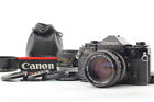 [N MINT+++] Canon A-1 SLR + 2Lens FD 50mm , 28mm w/ PL Filter , Hood From JAPAN