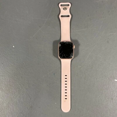 Apple Watch SE 40mm Pink Gold Aluminum & Ceramic Case Ion-x Glass - GPS - WR-50 - Image 1 of 4