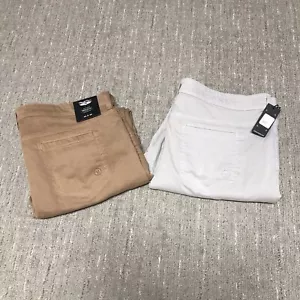 Straight Down Clemson Straight Leg Golf Pants Bundle Men’s Size 42x32 Two Piece - Picture 1 of 18