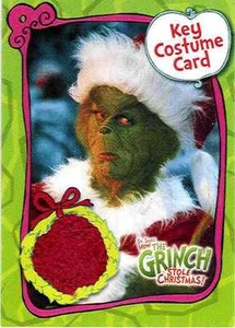 How The Grinch Stole Christmas Santa Suit Costume Card CC2 Jim Carrey - Picture 1 of 2