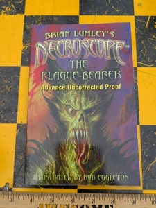 1st ED "Brian Lumley's Necroscope: The Plague-Bearer" Advance Uncorrected Proof  - Imagen 1 de 8
