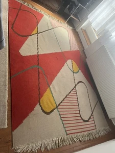 Original Antonin Kybal Bauhaus Teppich Webteppich Kelim - Bild 1 von 16