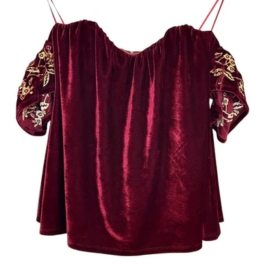 Disfraz Medieval FRANCESCA'S Terciopelo Bordado Top Talla XS Juegos con disfraces Foto 1 de 4