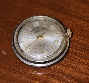 Vintage André Bouchard Pocket Watch Wind Up Works - Picture 1 of 4