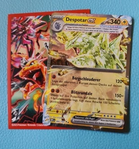 Pokemon Despotar ex 066/197 Obsidianflammen Double Rare Deutsch NM - Bild 1 von 3