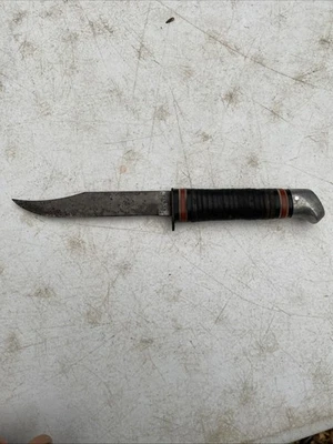 Cuchillo de hoja fija Schrade-Walden NY USA 141 de colección Foto 1 de 4