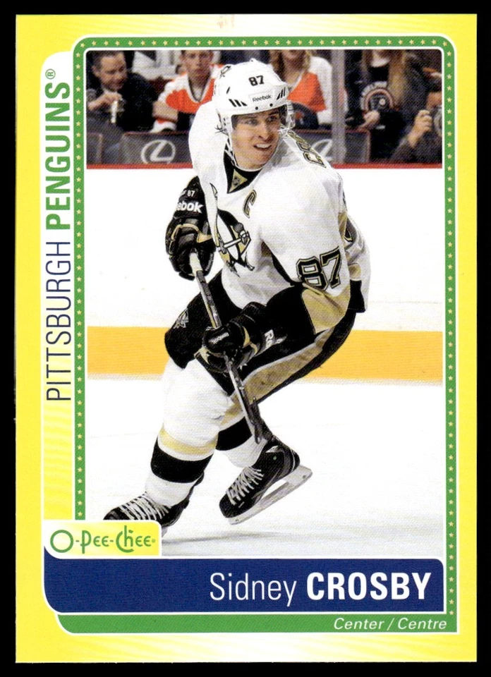 2013-14 O-Pee-Chee Stickers Sidney Crosby Pittsburgh Penguins #S-SC - Image 1 of 2