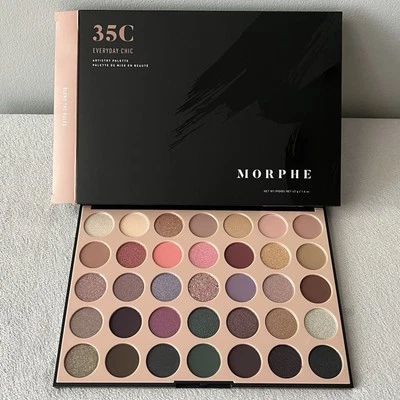Morphe 35C Everyday Chic Artistry Eyeshadow Palette 35 Shades New In Box - Image 1 of 4