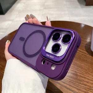For iPhone 17 16 Pro Max Air 15 14 13 Camera Stand Shockproof Magsafe Case Cover - Picture 1 of 13