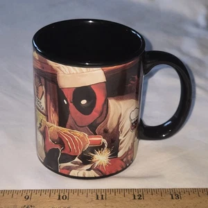 Deadpool coffee cup mug Atomic Chimichanga Marvel Comics 2016 Wade Wilson - Picture 1 of 8