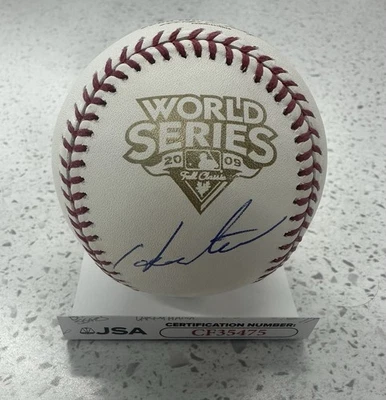 Hideki Matsui  Autograph Signed 2009 WS Logo Baseball - JSA - Image 1 of 3