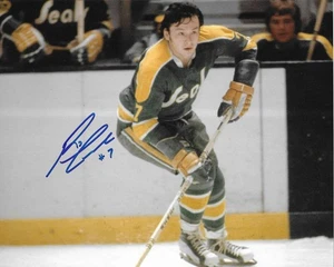 REGGIE LEACH Autographed Signed 8" x 10 Photo California Golden Seals Flyers COA - Picture 1 of 1